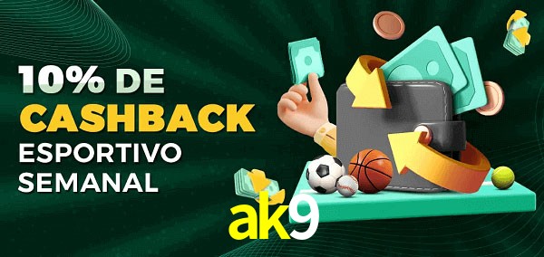 10% de bônus de cashback na ak9